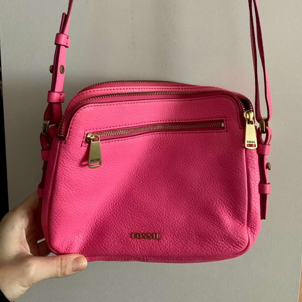 Fossil Pink Crossbody